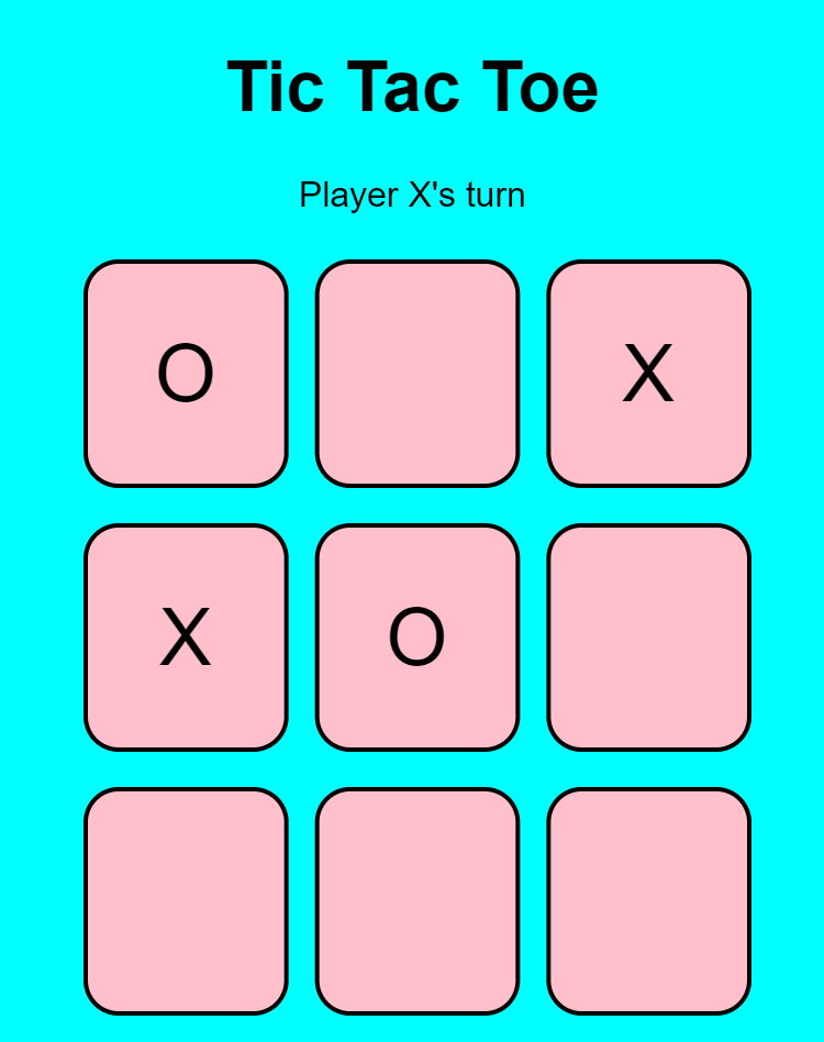 Tic Tac Toe vs AI